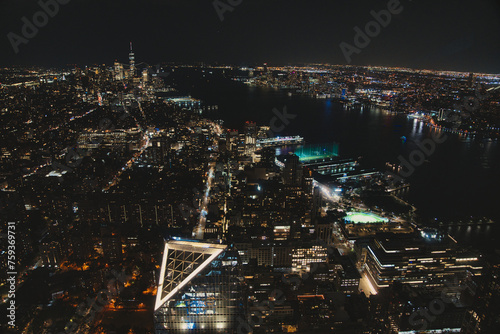 view of the city from the edge building, NYC © Siwei