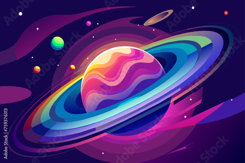 gradient galaxy background is