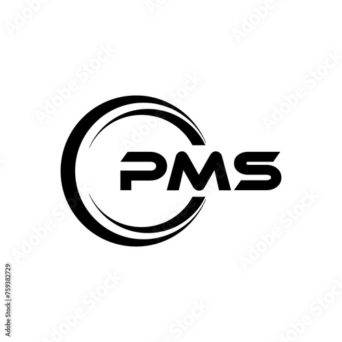 PMS Letter Logo Design  Inspiration for a Unique Identity. Modern Elegance and Creative Design. Watermark Your Success with the Striking this Logo.