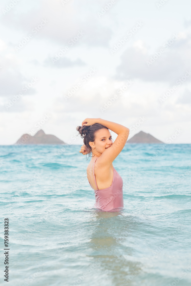 woman in the water woman in the water