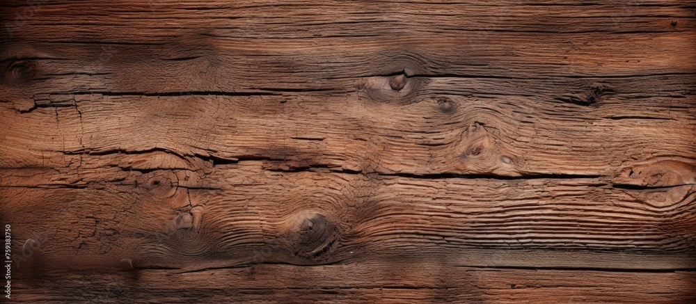 Fototapeta premium Aged wooden plank texture