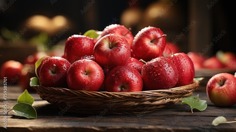 side view of beautiful fresh red apple side view of beautiful fresh red apple