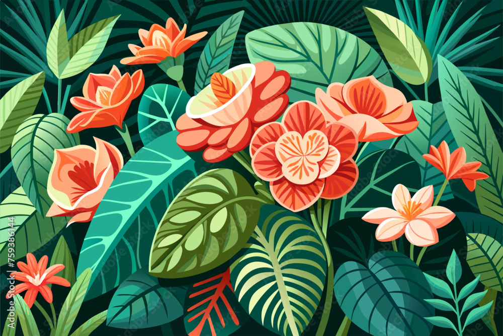 begonia flower garden background is begonia flower garden background is