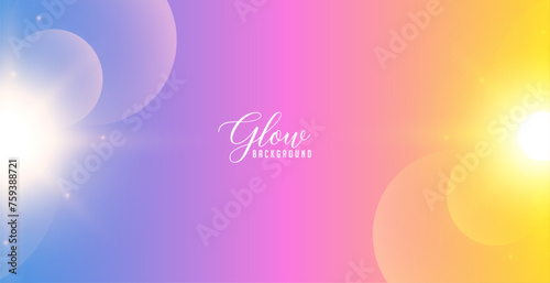 glowing light flare wallpaper with shiny effect