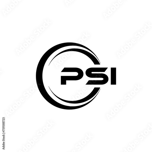 PSI Letter Logo Design, Inspiration for a Unique Identity. Modern Elegance and Creative Design. Watermark Your Success with the Striking this Logo.