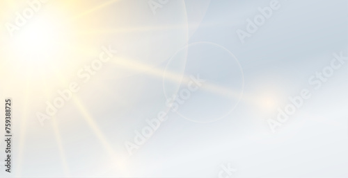 transparent glowing lens flare background with shiny effect