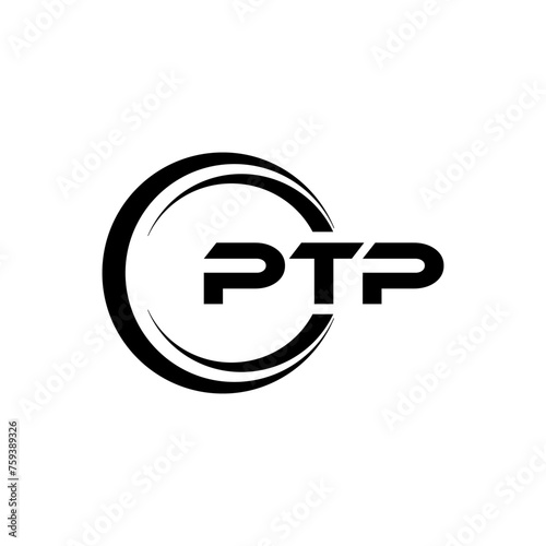 PTP Letter Logo Design, Inspiration for a Unique Identity. Modern Elegance and Creative Design. Watermark Your Success with the Striking this Logo.