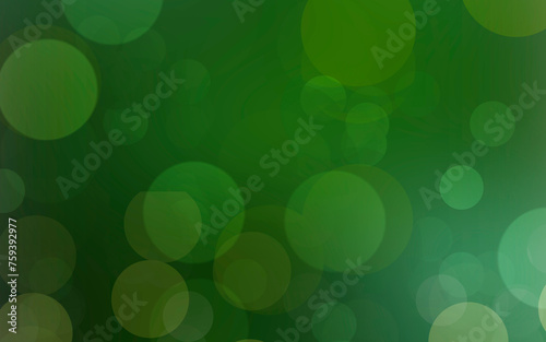 abstract bokeh background Green and black