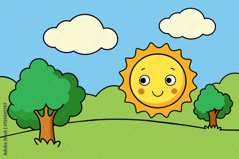 sun sky background is tree sun sky background is tree