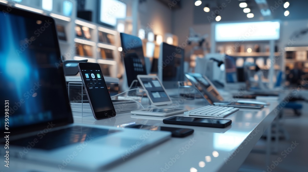 A diverse array of modern technology gadgets and electronics neatly organized on a wooden surface, showcasing personal tech variety. A diverse array of modern technology gadgets and electronics neatly organized on a wooden surface, showcasing personal tech variety.