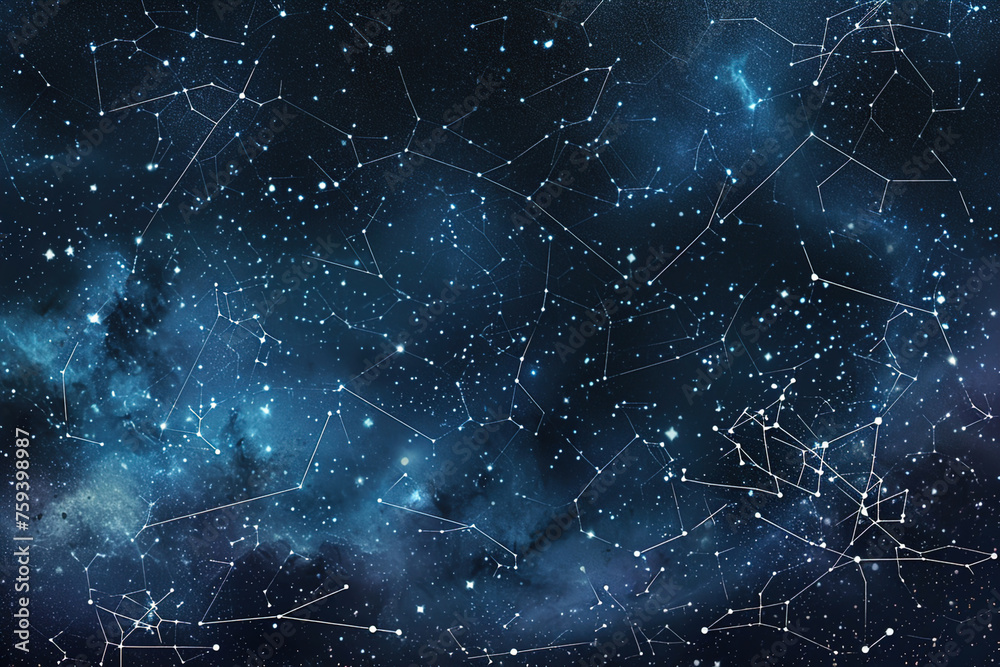 Constellations and star maps against a dark sky backdrop. Constellations and star maps against a dark sky backdrop.