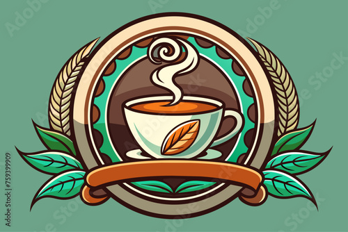 A steamy cup of coffee, the perfect pick-me-up for a morning.
