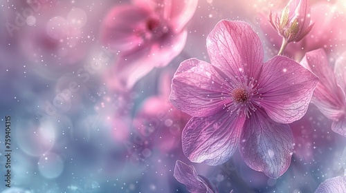 Explore the artistry of soft focus backgrounds with captivating blooms