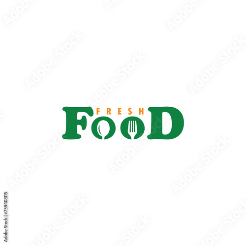Fresh Food Logo Template Design