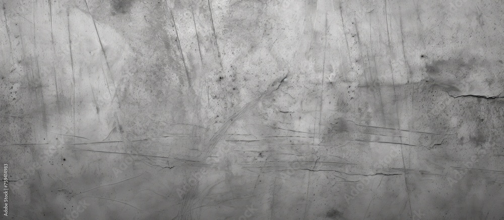 Fototapeta premium Abstract grey cement concrete wall texture. Interior construction material for background. Vintage grunge wallpaper.