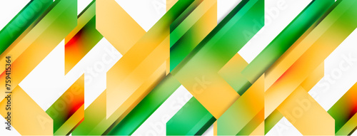 Dynamic minimalist abstraction with play of straight gradient lines. Interplay of colors and precise alignment creates an ever-moving tapestry, offering both simplicity and visual allure
