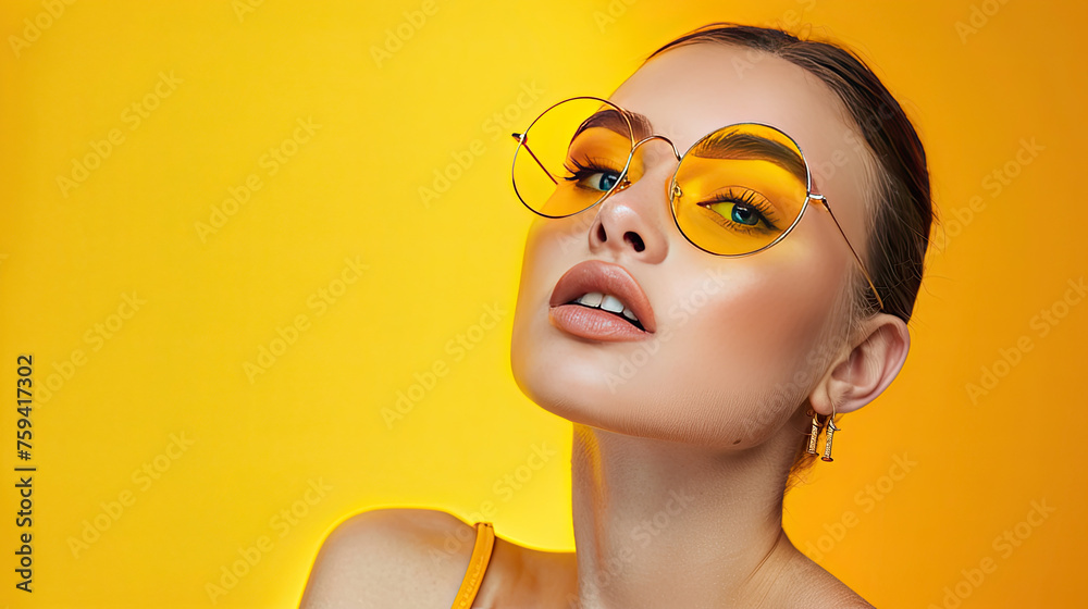 fashion woman sunglasses lady girl trendy lifestyle young yellow beautiful attractive. fashion woman sunglasses lady girl trendy lifestyle young yellow beautiful attractive.