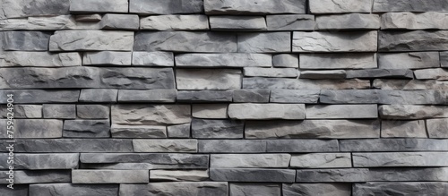 Modern Style Design Decorative Cracked Stone Wall Surface with Gray Color Pattern