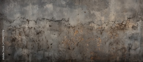 Dirty dark painted cement wall texture.