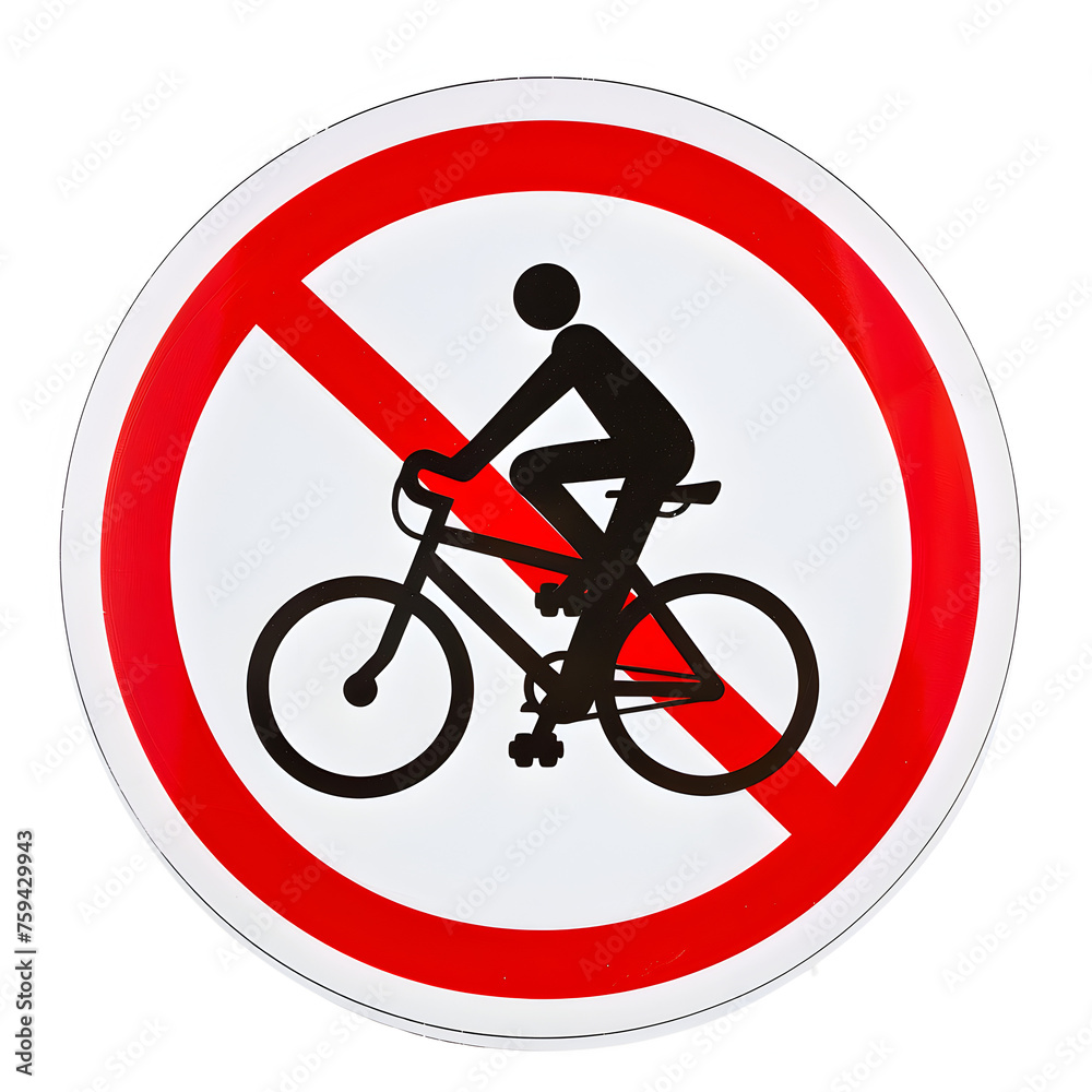 No bikes sign 