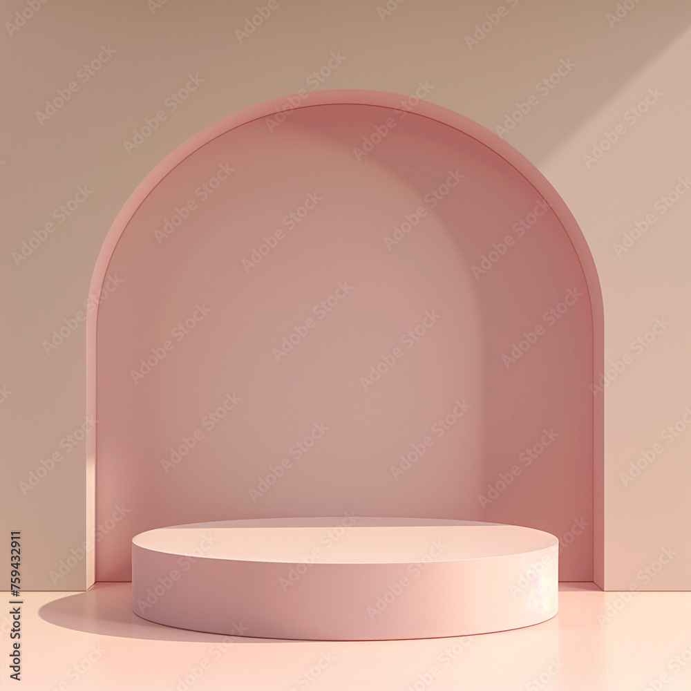 Minimalist blank podium Minimalist blank podium