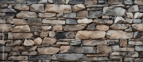 Stone wall background material.