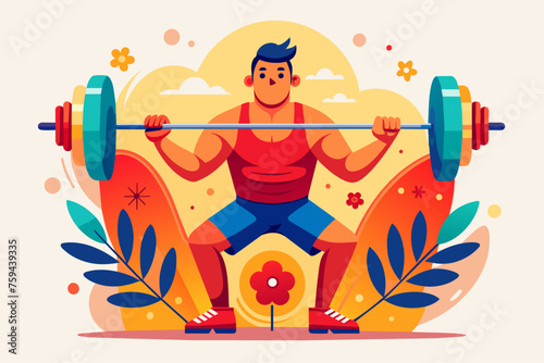 Weightlifting men engage in intense workout routine in the gym, showcasing their muscular strength and determination.