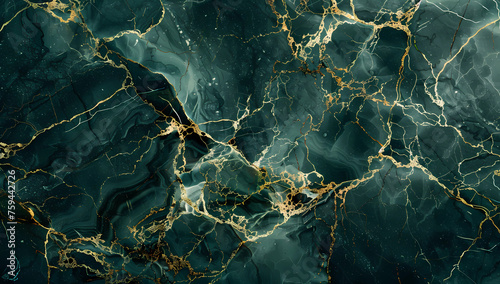 color marble background in green with fine ridges