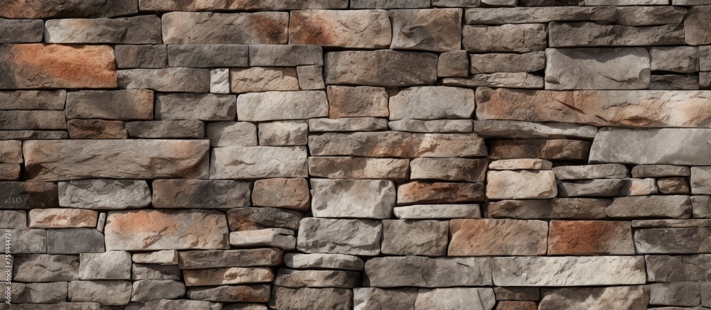 Luxurious Stone Wall Pattern with High-Resolution Natural Granite Texture