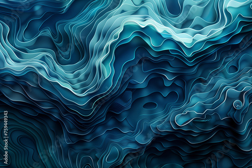 Abstract Topographic Background 