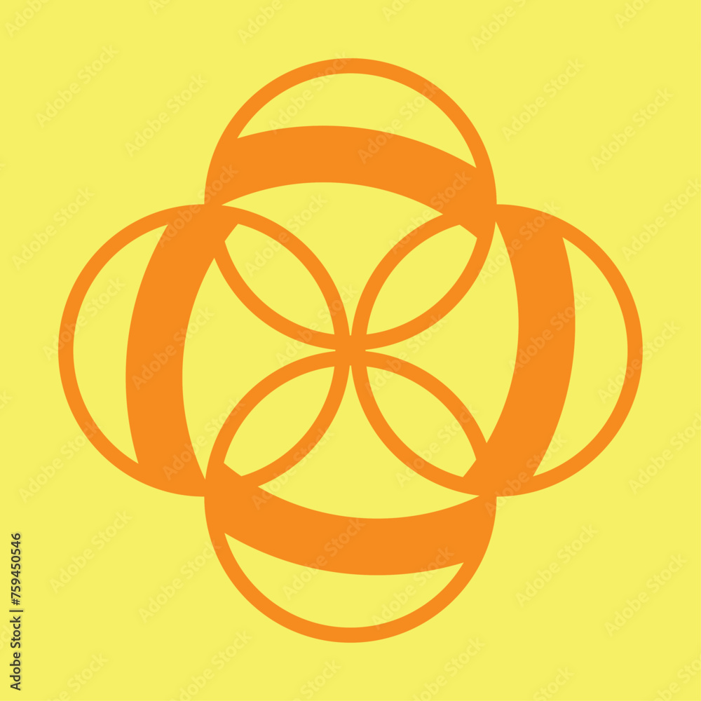 ceramic or tile vector designs that are abstract but also like flower petals. Dark yellow on a light yellow background. ceramic or tile vector designs that are abstract but also like flower petals. Dark yellow on a light yellow background.