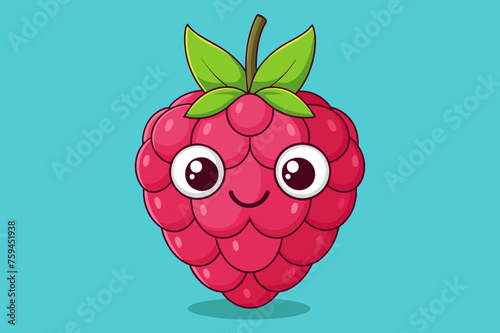 Vibrant red raspberries nestle amidst lush green leaves.
