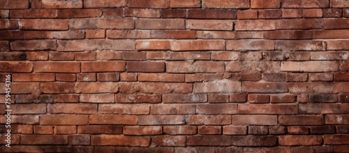 Textured brick wall background.