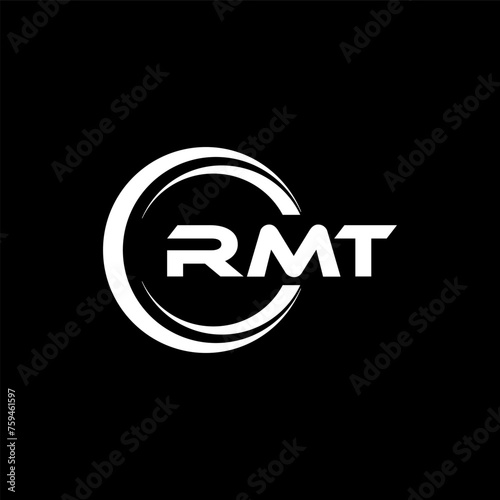 RMT Logo Design, Inspiration for a Unique Identity. Modern Elegance and Creative Design. Watermark Your Success with the Striking this Logo.