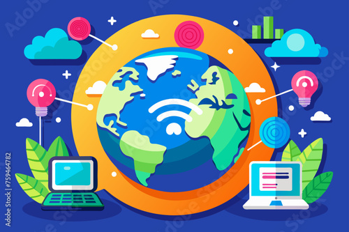 hotspot internet background is