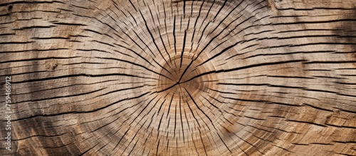 Texture of Cut Tree Trunk for Text and Background