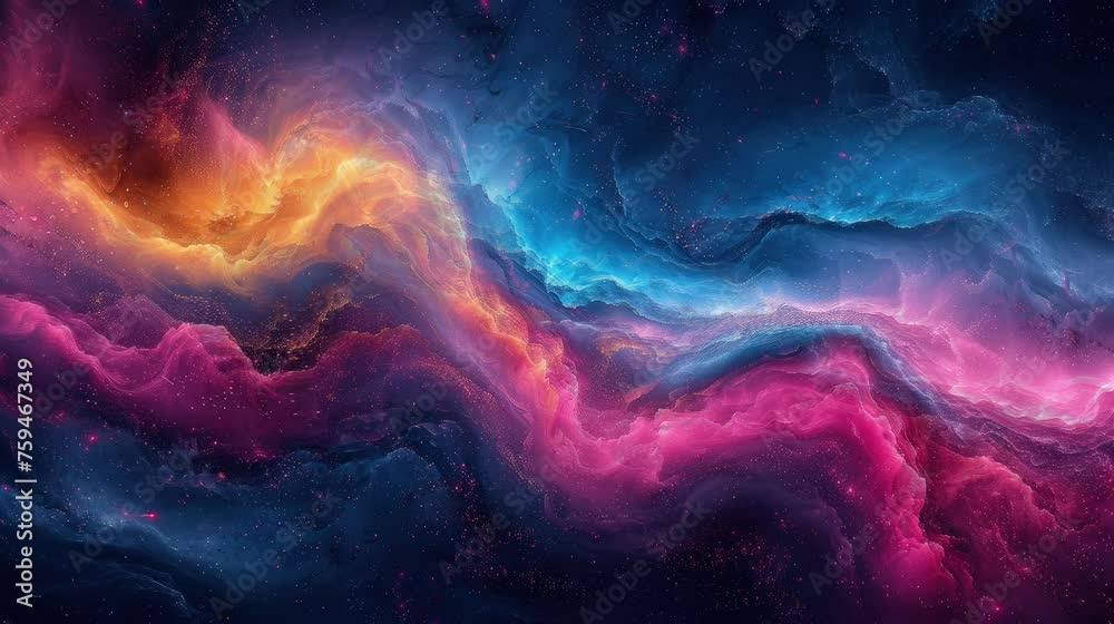Abstract background loop animation purple, pink, blue, and orange. Abstract background loop animation purple, pink, blue, and orange.