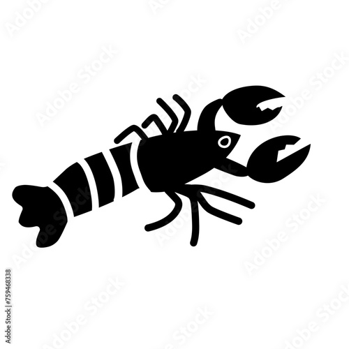 aquatic animal silhouette icon