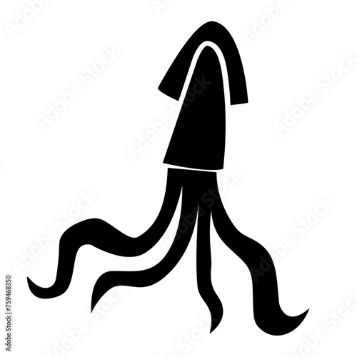 aquatic animal silhouette icon