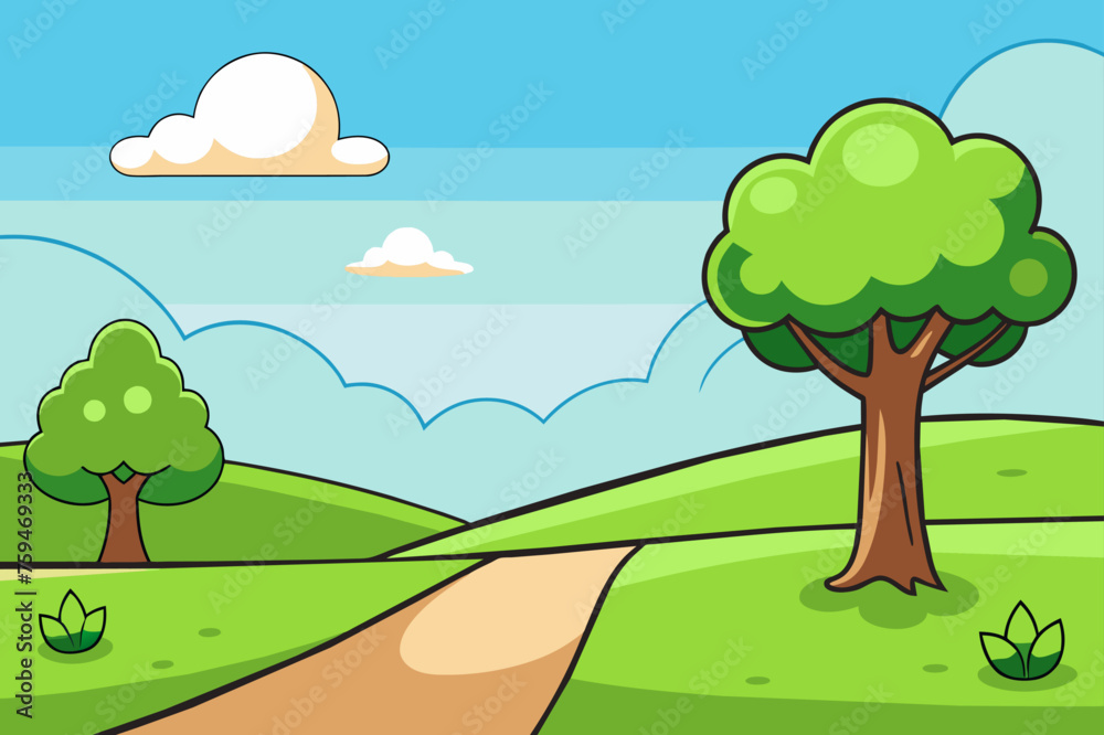 Lush greenery and towering trees create a serene and picturesque scenic landscape. Lush greenery and towering trees create a serene and picturesque scenic landscape.