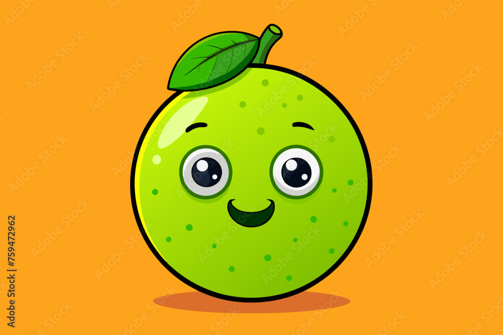 Obraz premium lime fruit background is