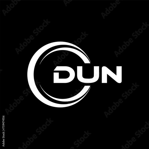 DUN Logo Design, Inspiration for a Unique Identity. Modern Elegance and Creative Design. Watermark Your Success with the Striking this Logo.