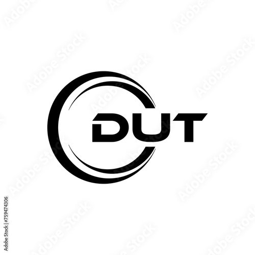 DUT Logo Design, Inspiration for a Unique Identity. Modern Elegance and Creative Design. Watermark Your Success with the Striking this Logo. photo