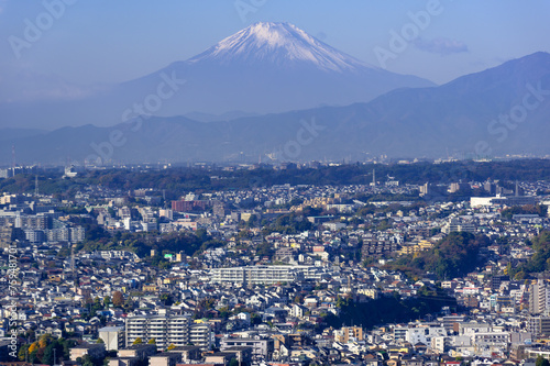 横浜から観る富士山