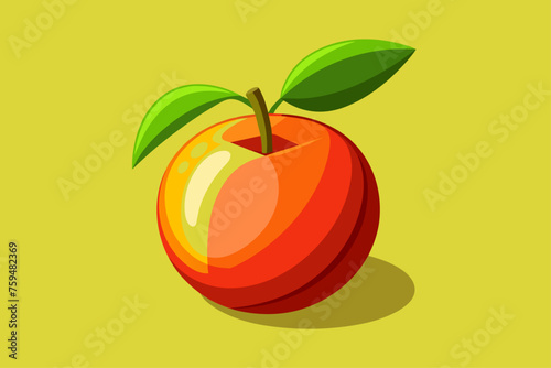 nectarine fruit background is