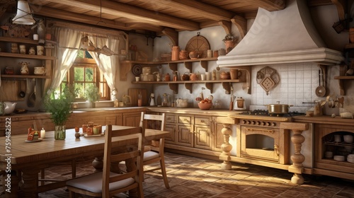 designed in country style kitchen