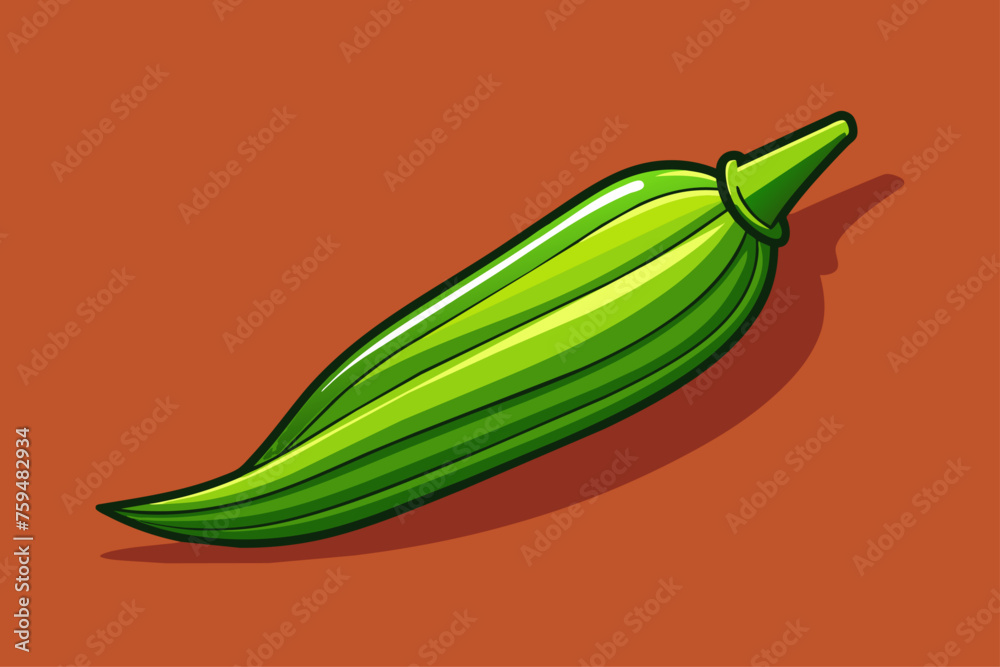 okra vegetable background