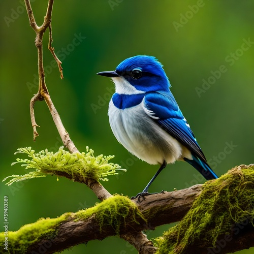 blue jay on a branch © usman
