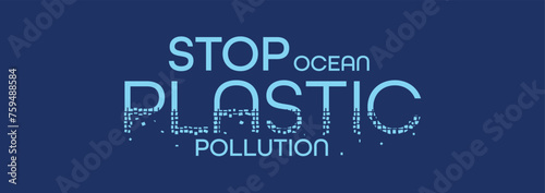 stop ocean plastic pollution sign