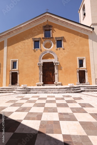 church in pietraroja, benevnto, italy photo